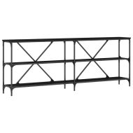 Конзолна маса Черния дъб 200 x 30 x 75 см Инженерно дърво