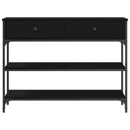 Конзолна маса Черния дъб 100 x 25 x 75 см Инженерна дървесина