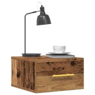 Нощен шкаф Старо дърво 35 x 35 x 20 см Инженерно дърво