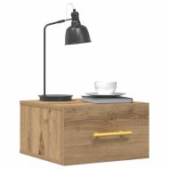 Нощен шкаф 2 бр. 35 x 35 x 20 см Инженерна дървесина Дъб