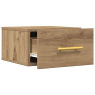 Нощен шкаф 2 бр. 35 x 35 x 20 см Инженерна дървесина Дъб