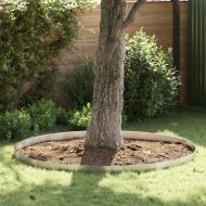 Ограда за трева Сребрист 450 x 0.05 x 15 см Неръждаема стомана