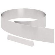 Ограда за трева Сребрист 450 x 0.05 x 15 см Неръждаема стомана