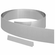 Ограда за трева 4 pcs Сребрист 450 x 0.05 x 15 см