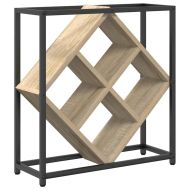 Винен рафт Сонома дъб 51 x 18 x 52,5 см Инженерно дърво