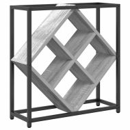 Винен рафт Сив Сонома 51 x 18 x 52,5 см Инженерно дърво