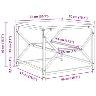 Масичка за кафе Дъб 51 x 50 x 40 см