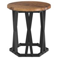 Нестинг странична маса 3 pcs Старо дърво