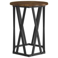 Масичка за кафе 2 pcs Димян дъб Инженерна дървесина и стомана