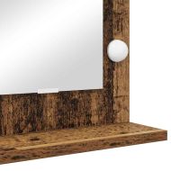 Огледало за грим Правоъгълна Старо дърво 60 x 45 x 18 см