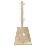 Огледало за грим Правоъгълна Сонома дъб 100 x 45 x 18 см