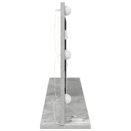 Огледало за грим Правоъгълна Циментено сиво 100 x 45 x 18 см