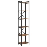 Рафт за книги Старо дърво 40 x 30 x 189,5 см Инженерно дърво