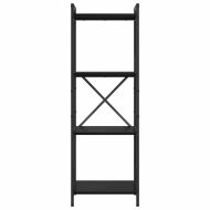 Рафт за книги Черния дъб 40 x 30 x 119 см Инженерно дърво