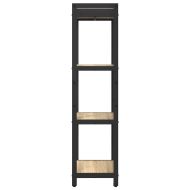 Рафт за книги Сонома дъб 40 x 30 x 119 см Инженерно дърво