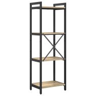 Рафт за книги Сонома дъб 40 x 30 x 119 см Инженерно дърво