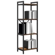 Рафт за книги 40 x 30 x 119 см Инженерна дървесина Димян дъб