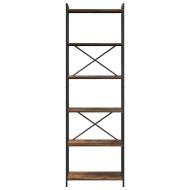 Рафт за книги Димян дъб 40 x 30 x 85 см Инженерно дърво