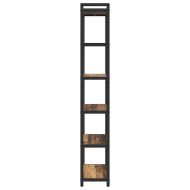 Рафт за книги Старо дърво 60 x 30 x 189,5 см Инженерно дърво