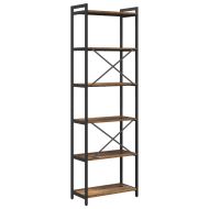 Рафт за книги Старо дърво 60 x 30 x 189,5 см Инженерно дърво