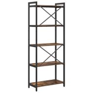 Рафт за книги Димян дъб 60 x 30 x 155 см Инженерно дърво