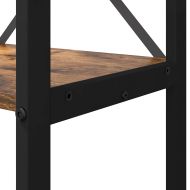 Рафт за книги Димян дъб 60 x 30 x 155 см Инженерно дърво