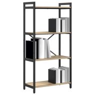 Рафт за книги Сонома дъб 60 x 30 x 120 см Инженерно дърво