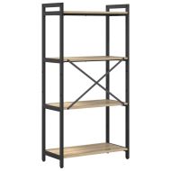 Рафт за книги Сонома дъб 60 x 30 x 120 см Инженерно дърво