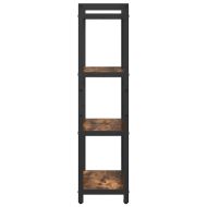 Рафт за книги Димян дъб 60 x 30 x 120 см Инженерно дърво