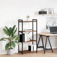 Рафт за книги Старо дърво 40 x 30 x 85 см Инженерно дърво