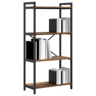 Рафт за книги Старо дърво 60 x 30 x 120 см Инженерно дърво