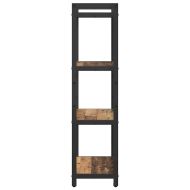 Рафт за книги Старо дърво 60 x 30 x 120 см Инженерно дърво