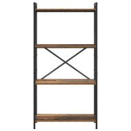 Рафт за книги Старо дърво 60 x 30 x 120 см Инженерно дърво