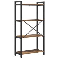 Рафт за книги Старо дърво 60 x 30 x 120 см Инженерно дърво