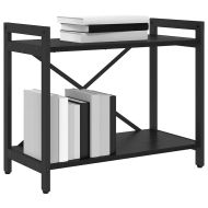 Рафт за книги 60 x 30 x 50 см Инженерна дървесина Черния дъб
