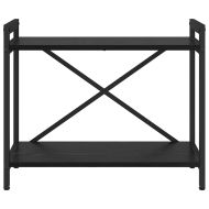 Рафт за книги 60 x 30 x 50 см Инженерна дървесина Черния дъб