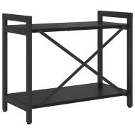 Рафт за книги 60 x 30 x 50 см Инженерна дървесина Черния дъб