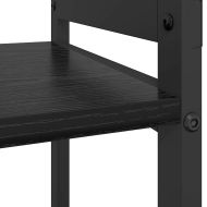 Рафт за книги 60 x 30 x 50 см Инженерна дървесина Черния дъб