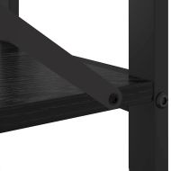 Рафт за книги 60 x 30 x 50 см Инженерна дървесина Черния дъб