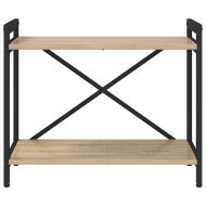 Рафт за книги Сонома дъб 60 x 30 x 50 см Инженерно дърво