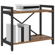 Рафт за книги 60 x 30 x 50 см Инженерна дървесина Старо дърво