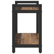 Рафт за книги 60 x 30 x 50 см Инженерна дървесина Старо дърво