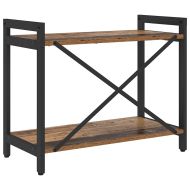 Рафт за книги 60 x 30 x 50 см Инженерна дървесина Старо дърво