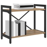 Рафт за книги 60 x 30 x 50 см Инженерна дървесина Дъб