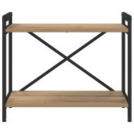 Рафт за книги 60 x 30 x 50 см Инженерна дървесина Дъб