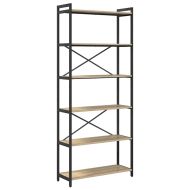 Рафт за книги Сонома дъб 40 x 30 x 85 см Инженерно дърво