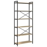 Рафт за книги Сонома дъб 80 x 30 x 189,5 см Инженерно дърво