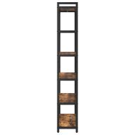 Рафт за книги 80 x 30 x 189,5 см Инженерна дървесина Димян дъб