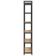 Рафт за книги 80 x 30 x 189,5 см Инженерна дървесина Дъб