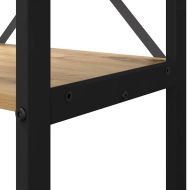 Рафт за книги 80 x 30 x 189,5 см Инженерна дървесина Дъб